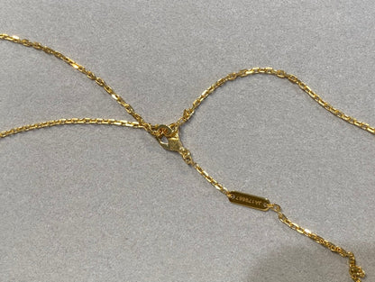 [Everoly JW]CLOVER 25MM NECKLACE GOLD CARNELIAN