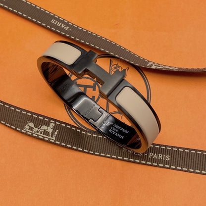 [Everoly JW]H BRACELET 12MM BLACK BEIGE CERAMIC