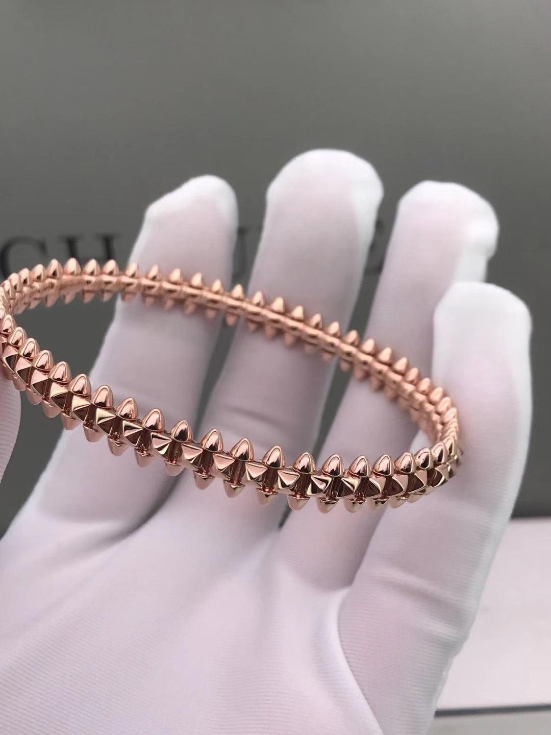 [Everoly JW]CLASH PINK GOLD BRACELET