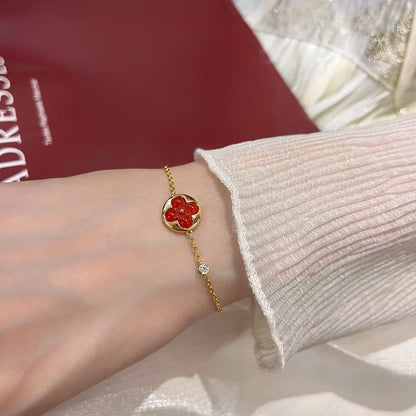 [Everoly JW]SUN PEDANT CARNELIAN BRACELET