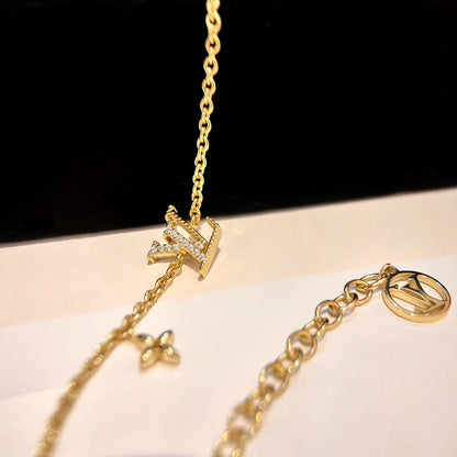 [Everoly JW]LOGO STAR MOTIF GOLD BRACELET