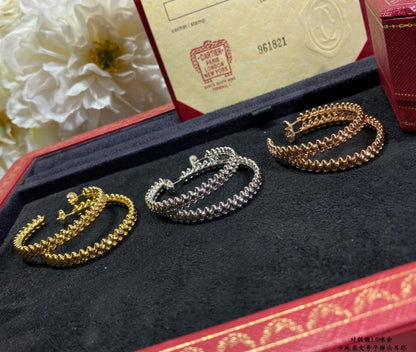 [Everoly JW]CLASH LARGE HOOP EARRINGS