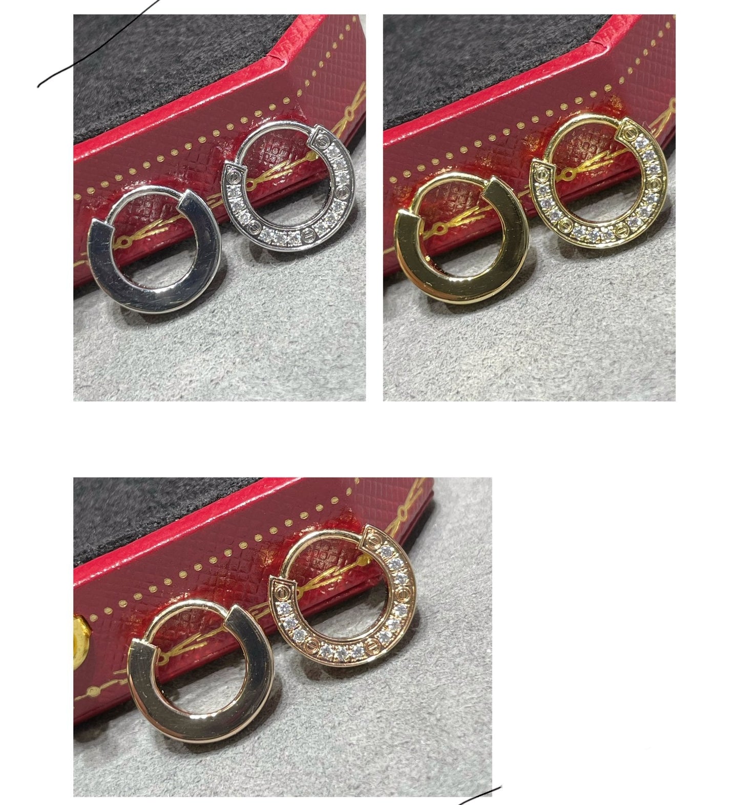 [Everoly JW]LOVE DIAMOND EARRINGS