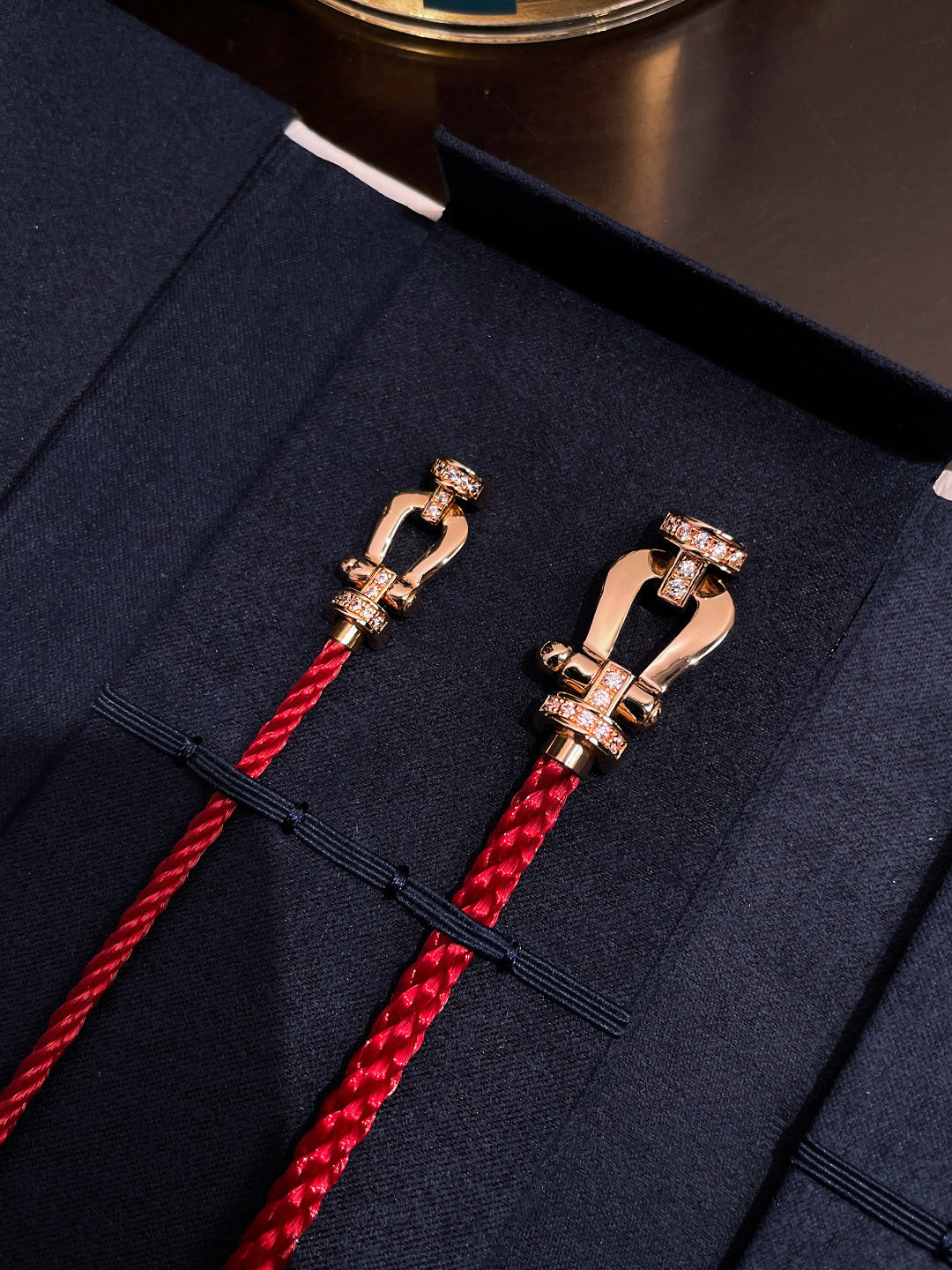 [Everoly JW]FORCE 10 HALF DIAMOND PINK GOLD RED CORDERI LARGE AND MEDIUM MODEL