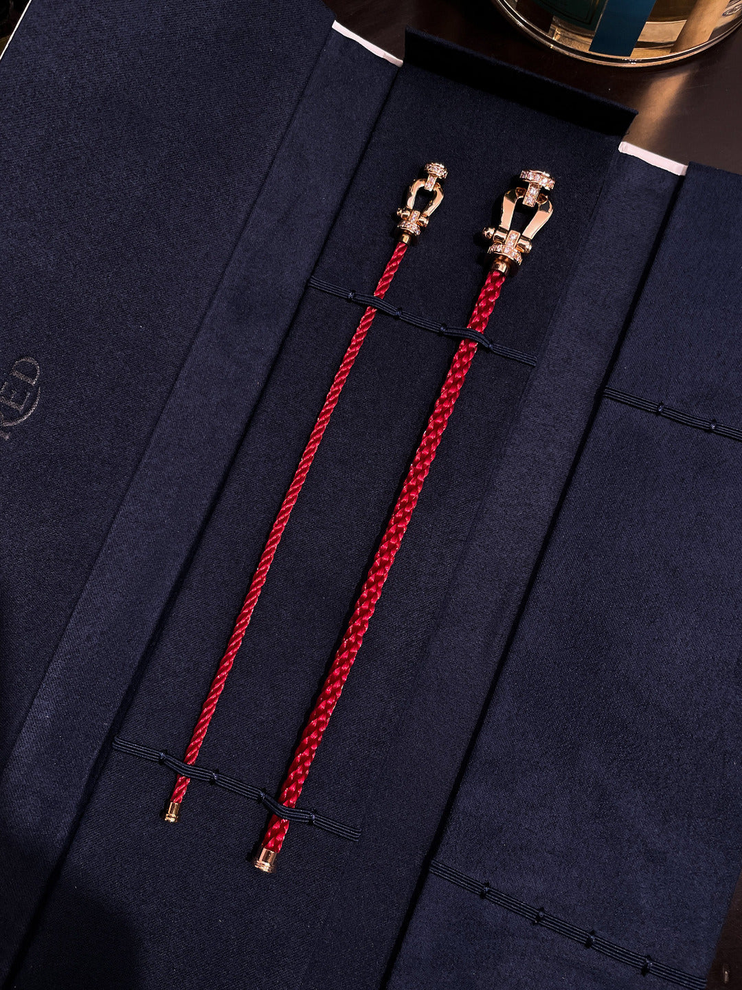 [Everoly JW]FORCE 10 HALF DIAMOND PINK GOLD RED CORDERI LARGE AND MEDIUM MODEL