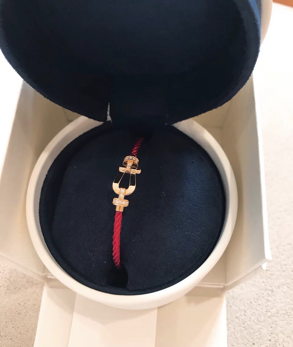 [Everoly JW]FORCE 10 HALF DIAMOND PINK GOLD RED CORDERI LARGE AND MEDIUM MODEL