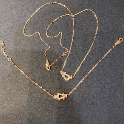 [Everoly JW]FORCE 10 DIAMOND PINK GOLD NECKLACE MINI MODEL