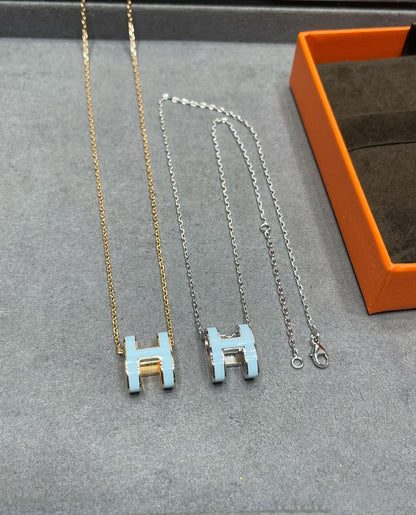 [Everoly JW]POP H SKY BLUE NECKLACE