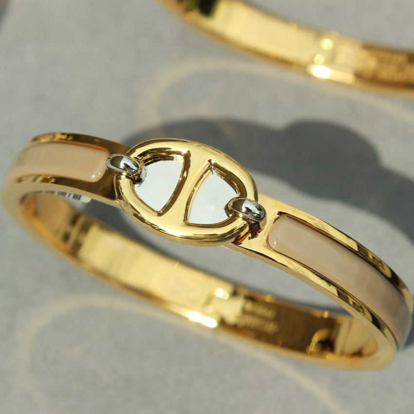 [Everoly JW]CLIC CHAINE GOLD BRACELET