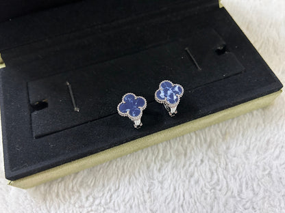 [Everoly JW]CLOVER PIETERSITE MEDIUM STUD EARRINGS