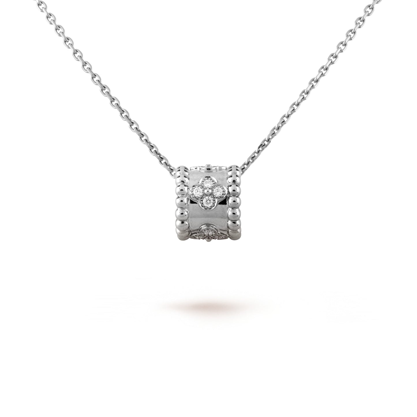 [Everoly JW]PERLEE PEDANT SIVLER DIAMOND NECKLACE