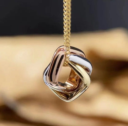 [Everoly JW]TRINITY NECKLACE GOLD SMALL MODEL