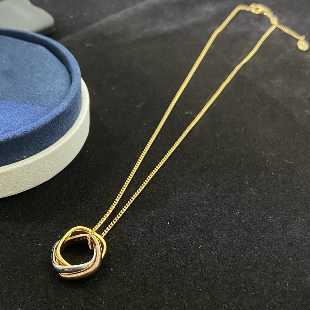 [Everoly JW]TRINITY NECKLACE GOLD SMALL MODEL