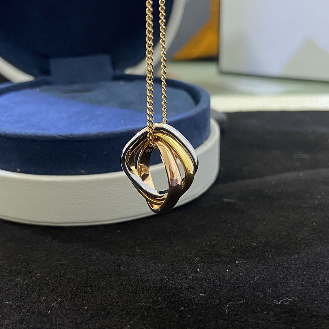 [Everoly JW]TRINITY NECKLACE GOLD SMALL MODEL