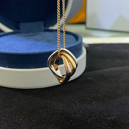 [Everoly JW]TRINITY NECKLACE GOLD SMALL MODEL