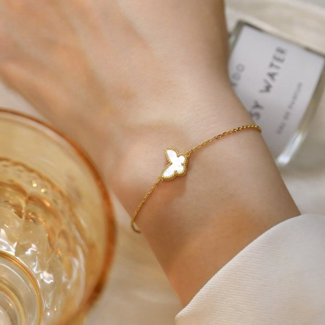 [Everoly JW]BUTTERFLY MOTHER OF PEARL BUTTERFLY BRACELET