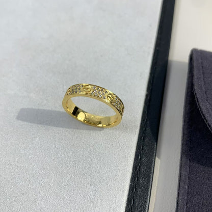 [Everoly JW]LOVE RING 3.6MM DIAMOND PAVED