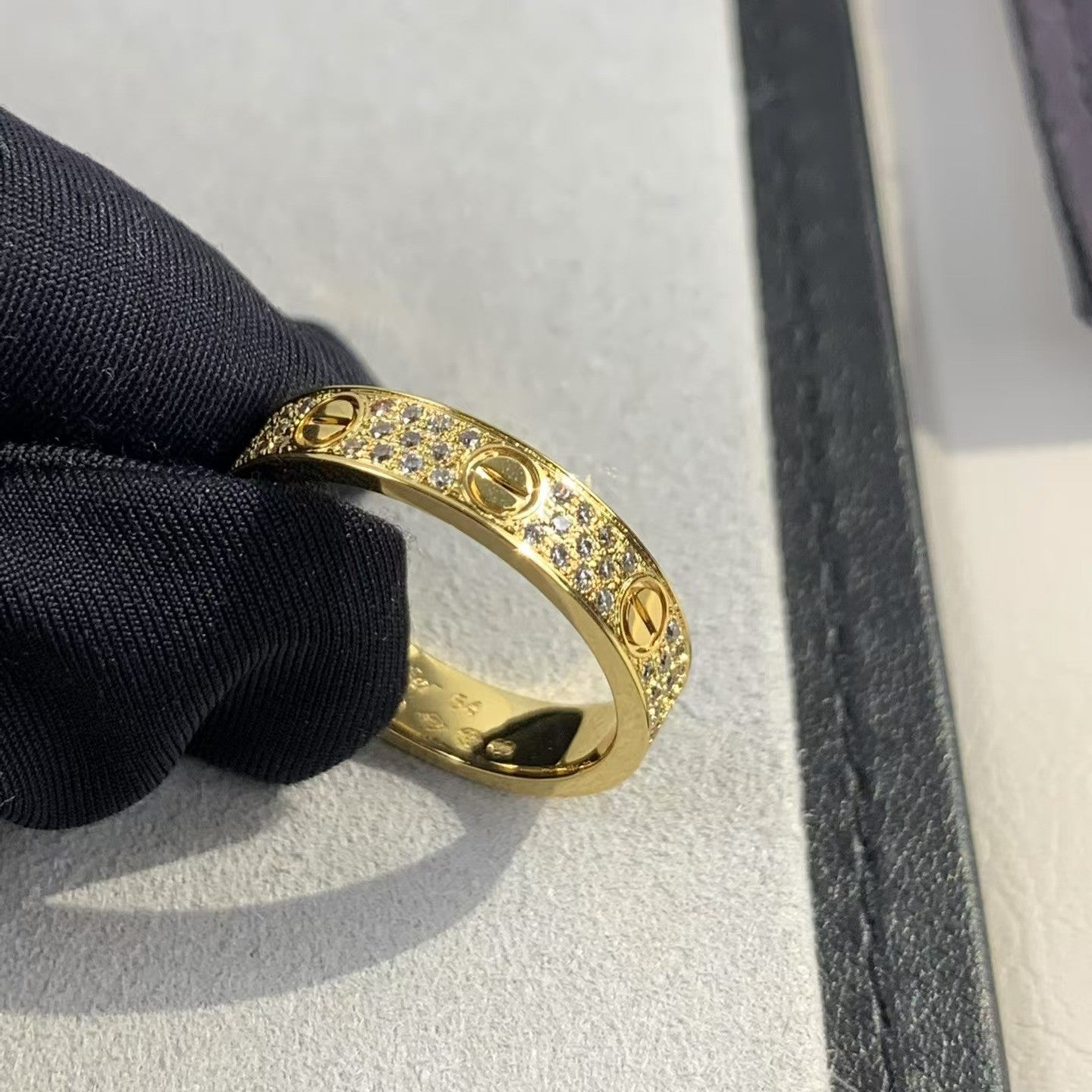 [Everoly JW]LOVE RING 3.6MM DIAMOND PAVED