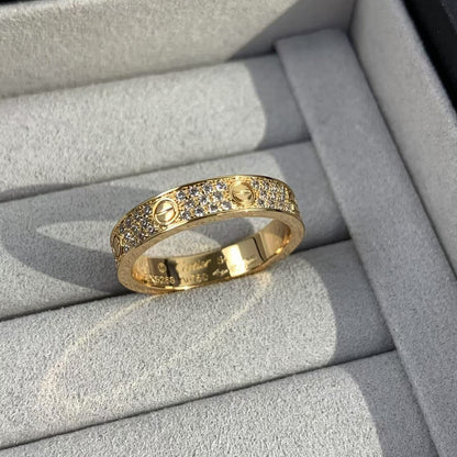 [Everoly JW]LOVE RING 3.6MM DIAMOND PAVED