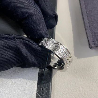 [Everoly JW]LOVE RING 5.5MM DIAMONDS PAVED
