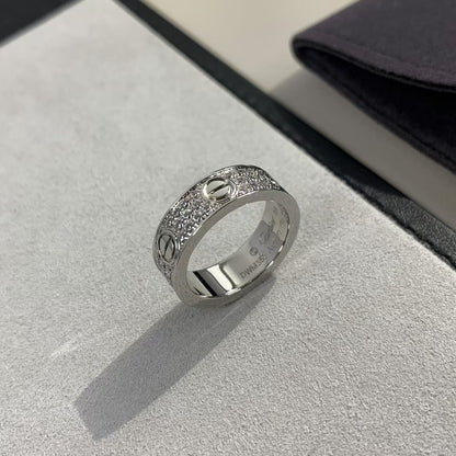 [Everoly JW]LOVE RING 5.5MM DIAMONDS PAVED