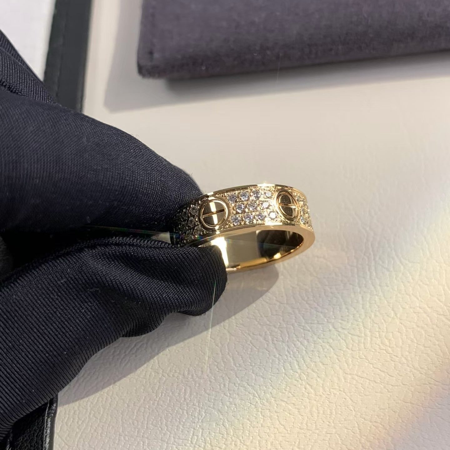 [Everoly JW]LOVE RING 5.5MM DIAMONDS PAVED