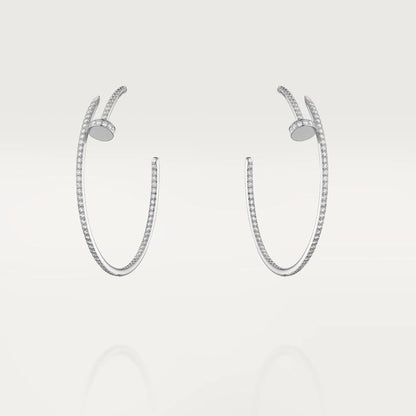 [Everoly JW]JUSTE EARRINGS FULL DIAMONDS 1.8MM