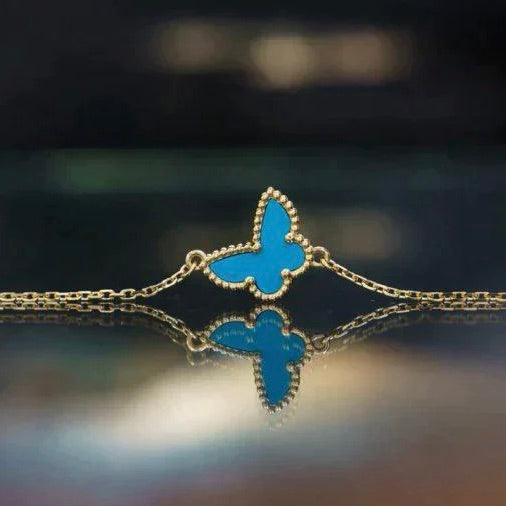 [Everoly JW]BUTTERFLY TURQUOISE BUTTERFLY BRACELET