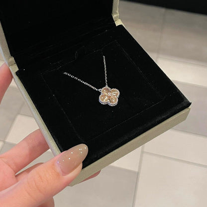 [Everoly JW]CLOVER 15MM DIAMOND LASER NECKLACE- CHRISTMAS 2024 SPECIAL EDITION