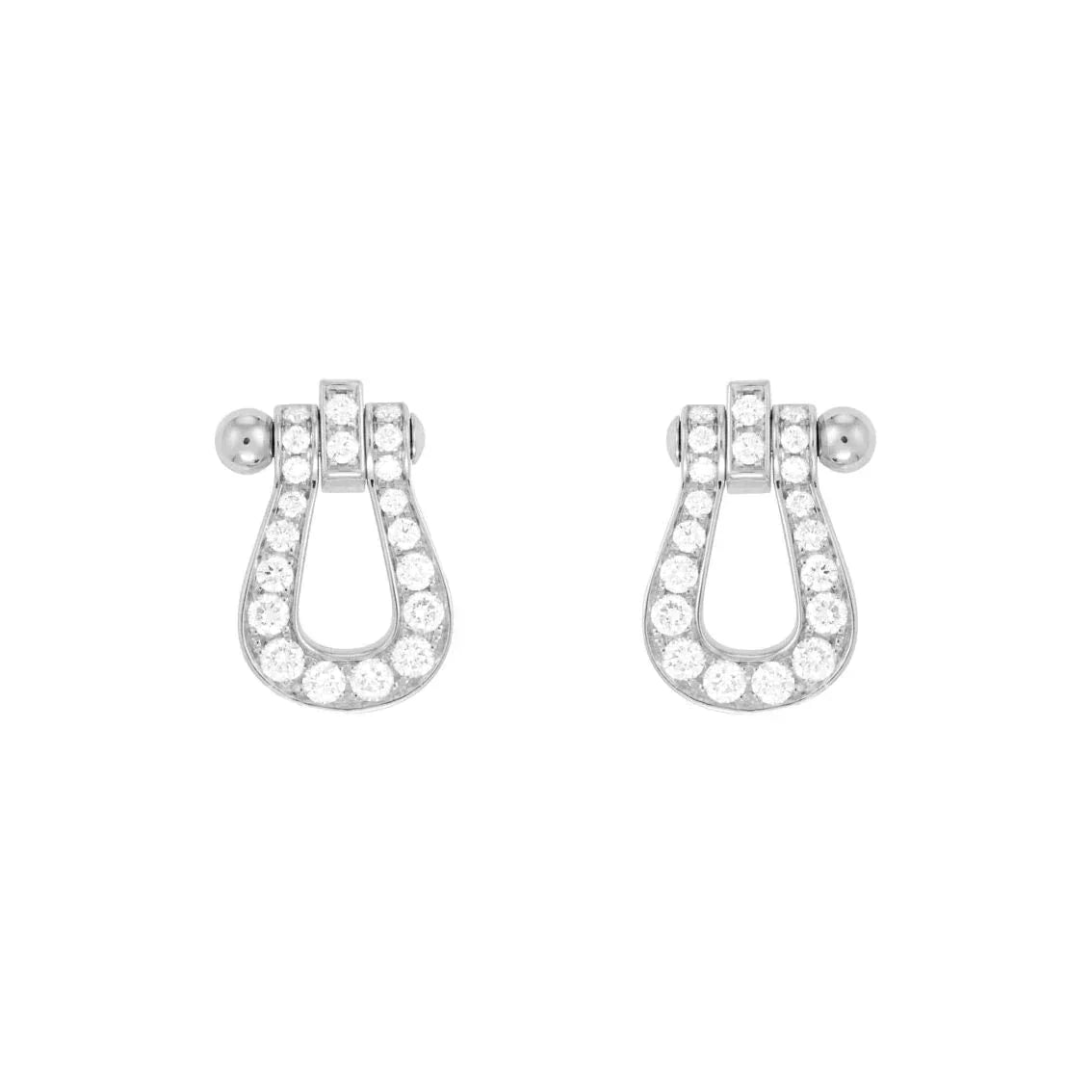 [Everoly JW]FORCE 10 FULL DIAMOND STUD EARRINGS MINI MODEL