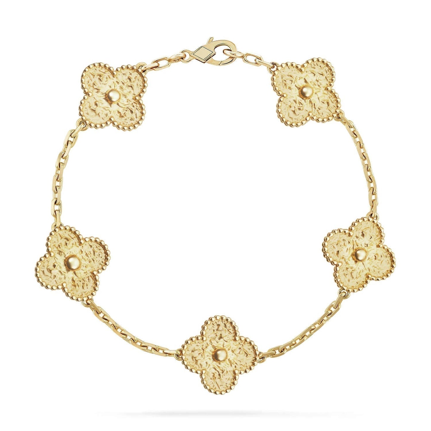[Everoly JW]CLOVER 5 MOTIFS BRONZING BRACELET