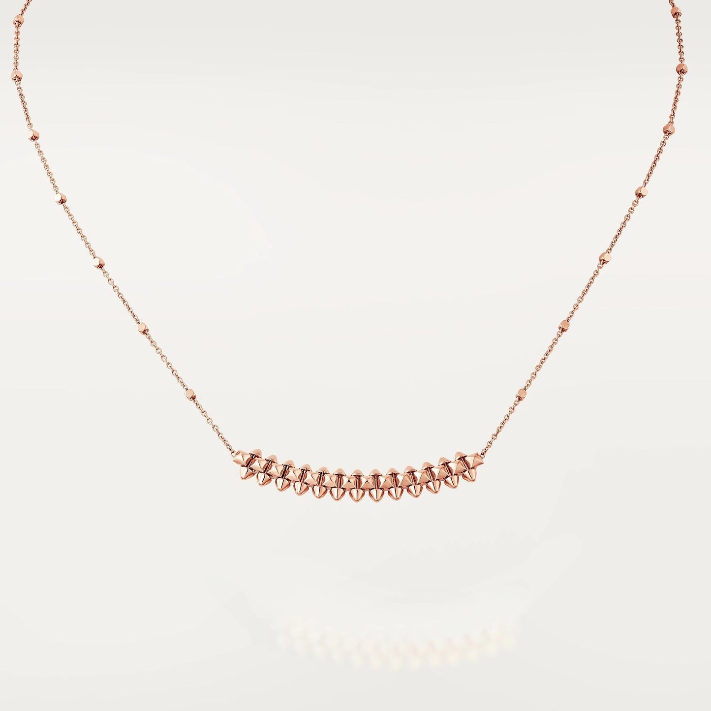 [Everoly JW]CLASH PINK GOLD NECKLACE