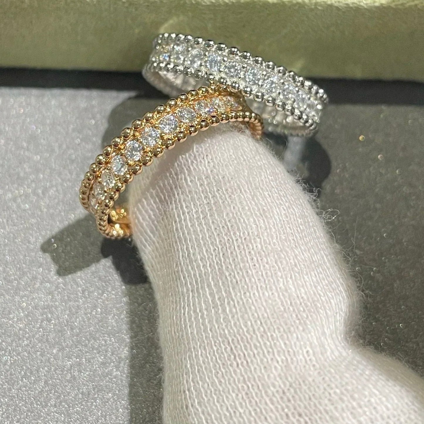 [Everoly JW]PERLEE DIAMOND SILVER RING