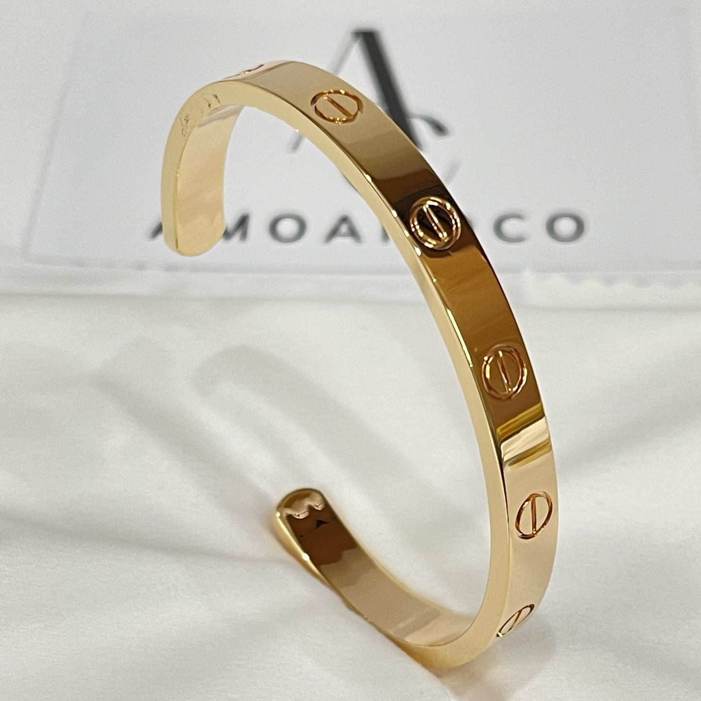 [Everoly JW]LOVE BRACELET 6.1MM OPEN CUFF