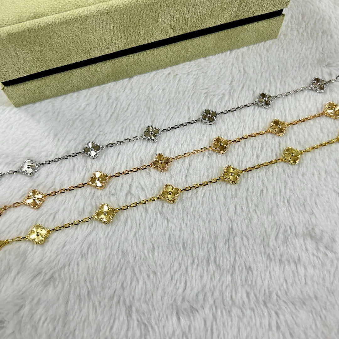 [Everoly JW]CLOVER 6 MOTIF DIAMOND BRACELET