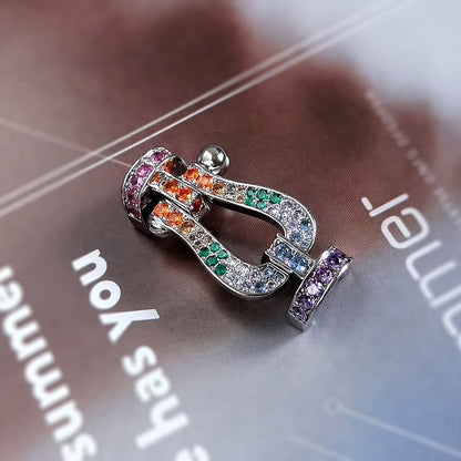 [Everoly JW]FORCE LARGE HORSESHOE CLASP  METAL BRACELET