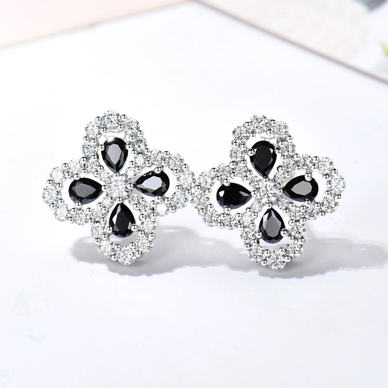 [Everoly JW]LOOP EARRINGS FULL MOTIF DIAMOND 16MM