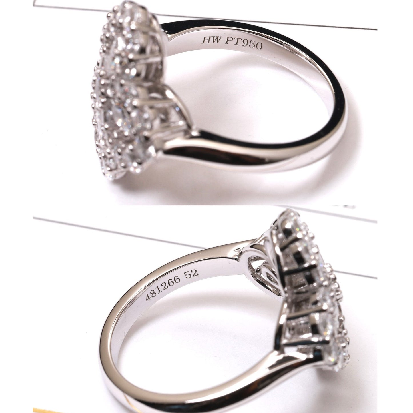[Everoly JW]LOOP RING FULL MOTIF DIAMOND 16MM SILVE