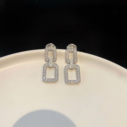 [Everoly JW]LINKS MEDIUM EARRINGS DIAMOND