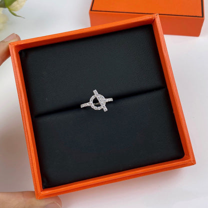 [Everoly JW]ECHAPPEE RING SILVER DIAMOND