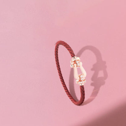 [Everoly JW]FORCE 10 HALF DIAMOND PINK GOLD RED CORDERI LARGE AND MEDIUM MODEL