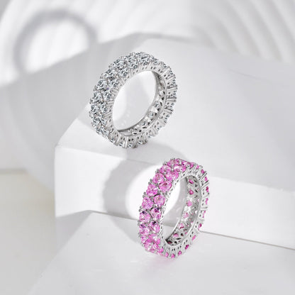 [Everoly JW]Sparkling Full Heart Ring