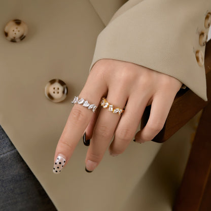[Everoly JW]Delicate Multi Cut Ring