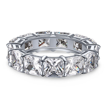[Everoly JW]Elegant Princess Cut Tennis Ring