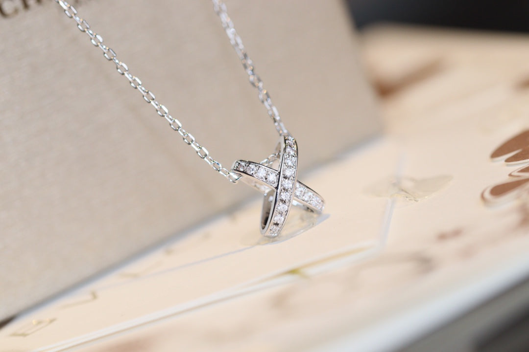 [Everoly JW]JEUX DE DIAMOND NECKLACE