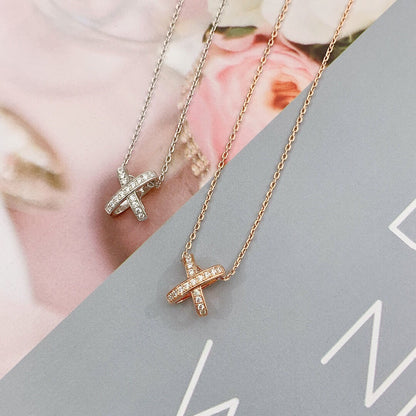 [Everoly JW]JEUX DE DIAMOND NECKLACE