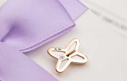 [Everoly JW]JEUX DE WHITE MOP PINK GOLD DIAMOND EARRINGS