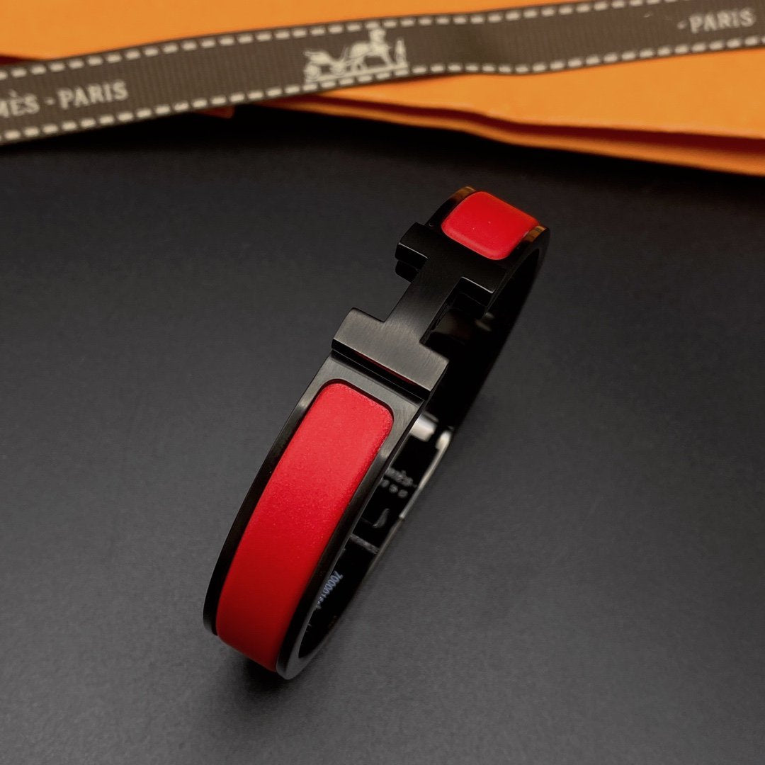 [Everoly JW]CLIC HM SO BLACK RED BRACELET
