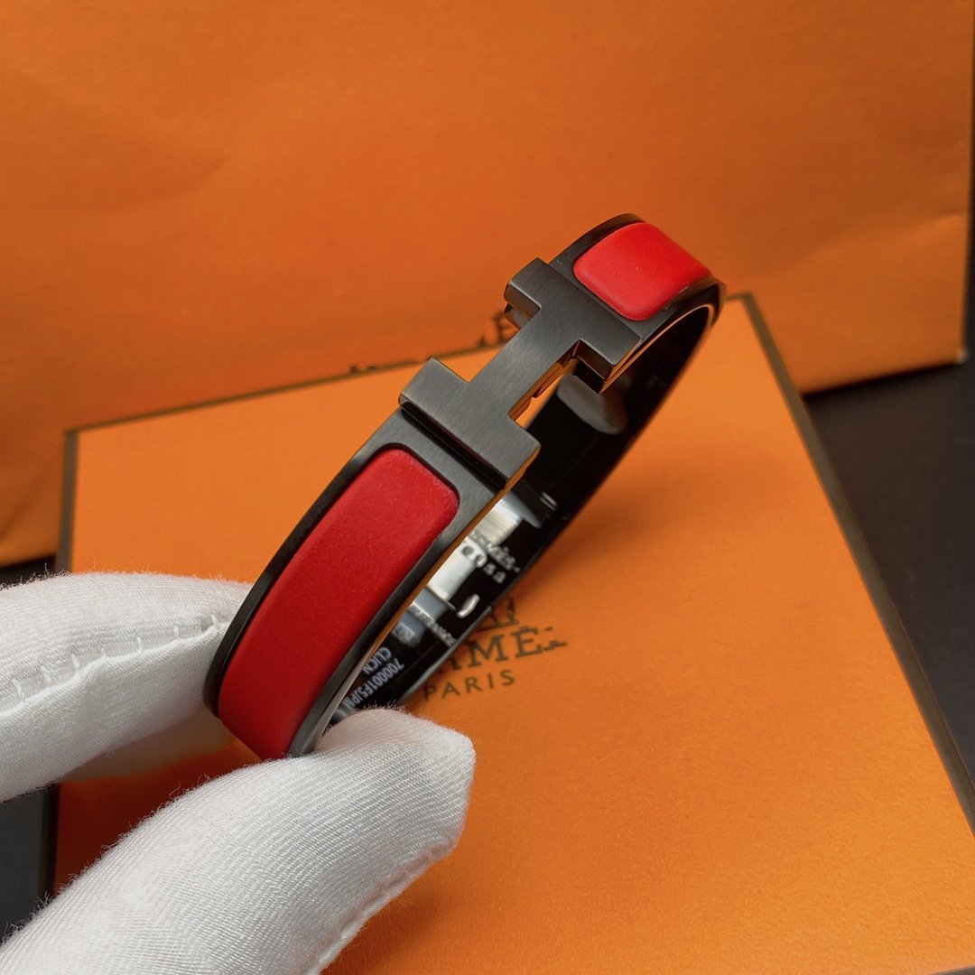 [Everoly JW]CLIC HM SO BLACK RED BRACELET