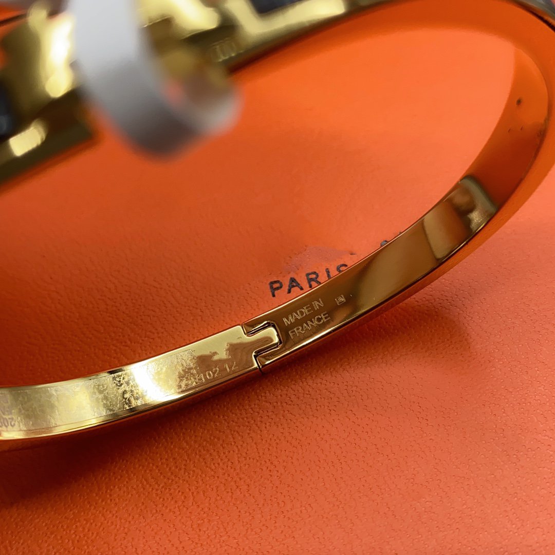 [Everoly JW]CLASSIC HM CLIC BLACK 8MM ENAMEL BRACELET